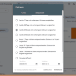 Zeiträume vergleichen in der Search Console