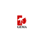 Das Bild zeigt das Logo der GEMA, der Gesellschaft für musikalische Aufführungs- und mechanische Vervielfältigungsrechte in Deutschland.